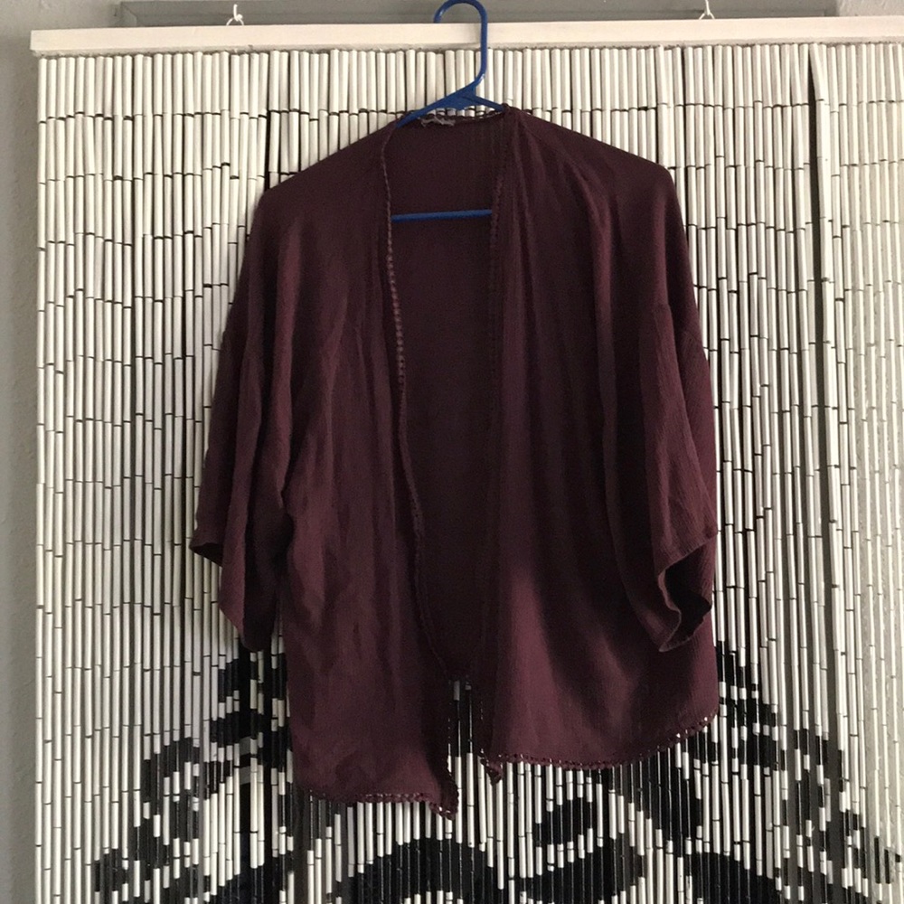 Maroon kimono